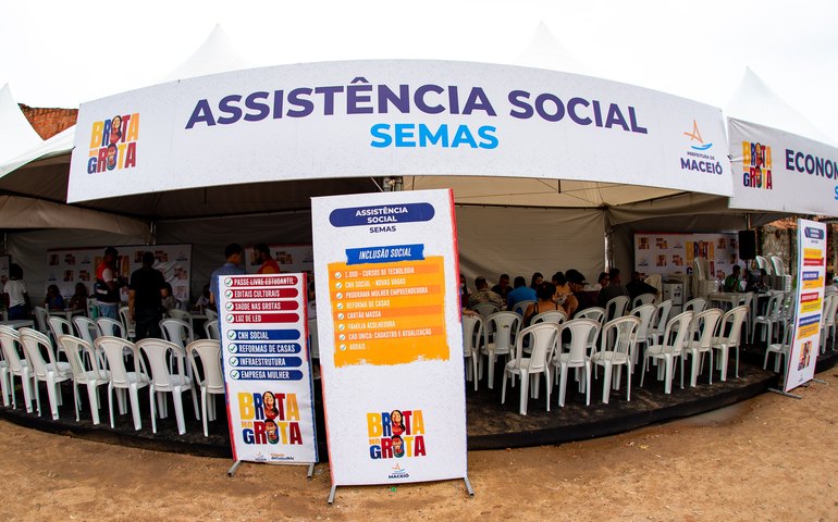 Assistência Social já realizou mais de 2 mil atendimentos no Brota na Grota