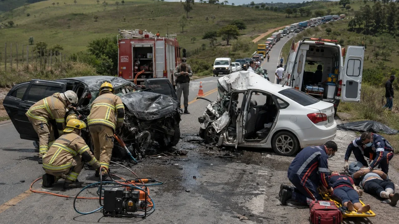 Colisão grave deixa um morto e dois feridos na AL-220, em Craíbas