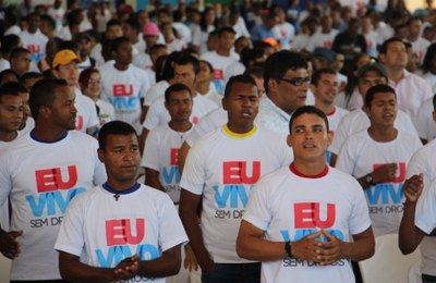 Agentes da Paz cadastram mil ex-dependentes químicos recuperados pelas comunidades acolhedoras