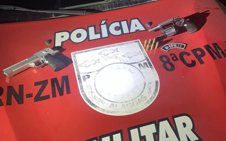 PM prende integrante do PCC por porte ilegal de arma em São Luís do Quitunde