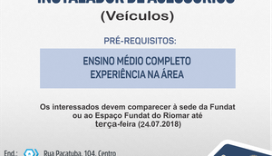 FUNDAT VAGA DE EMPREGO