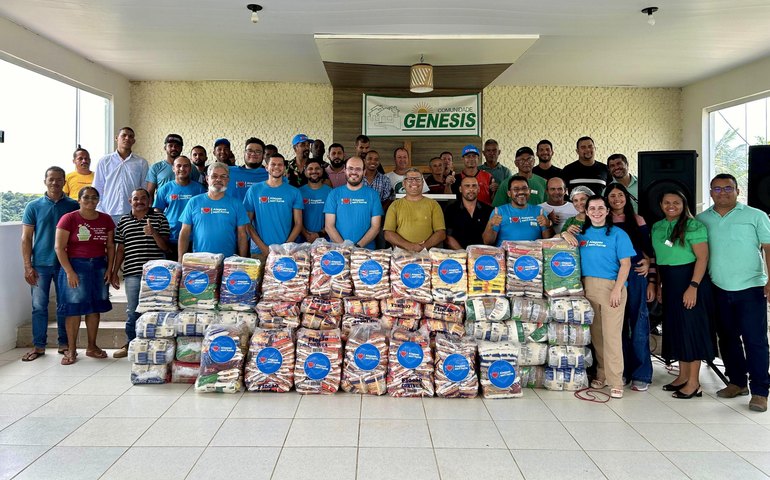 Com foco na interiorização, Alagoas Sem Fome doa uma tonelada de alimentos em Campo Alegre