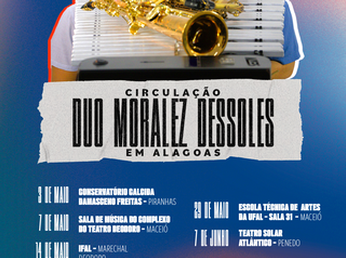 Projeto de extensão da Ufal, Duo Moralez Dessoles, vai circular por Alagoas