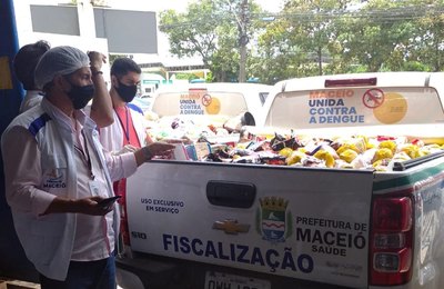 Vigilância Sanitária já retirou de circulação 46 toneladas de alimentos impróprios para consumo