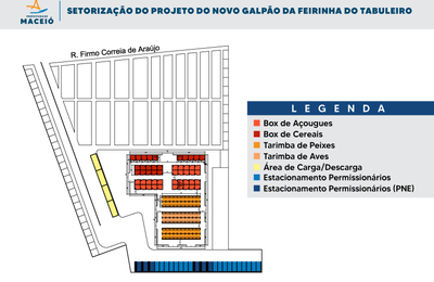 Barracas em situação irregular e em estado precário são retiradas na feirinha do Tabuleiro