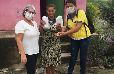 Zona Rural de Branquinha recebe mais equipamentos de proteção individual para o combate ao Coronavírus 
