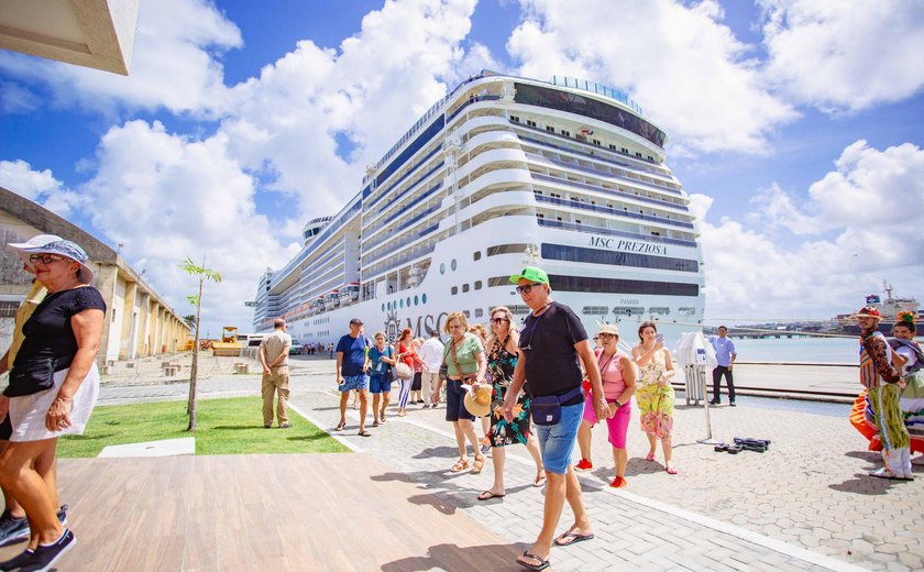 Alagoas se prepara para temporada recorde de cruzeiros 24/25