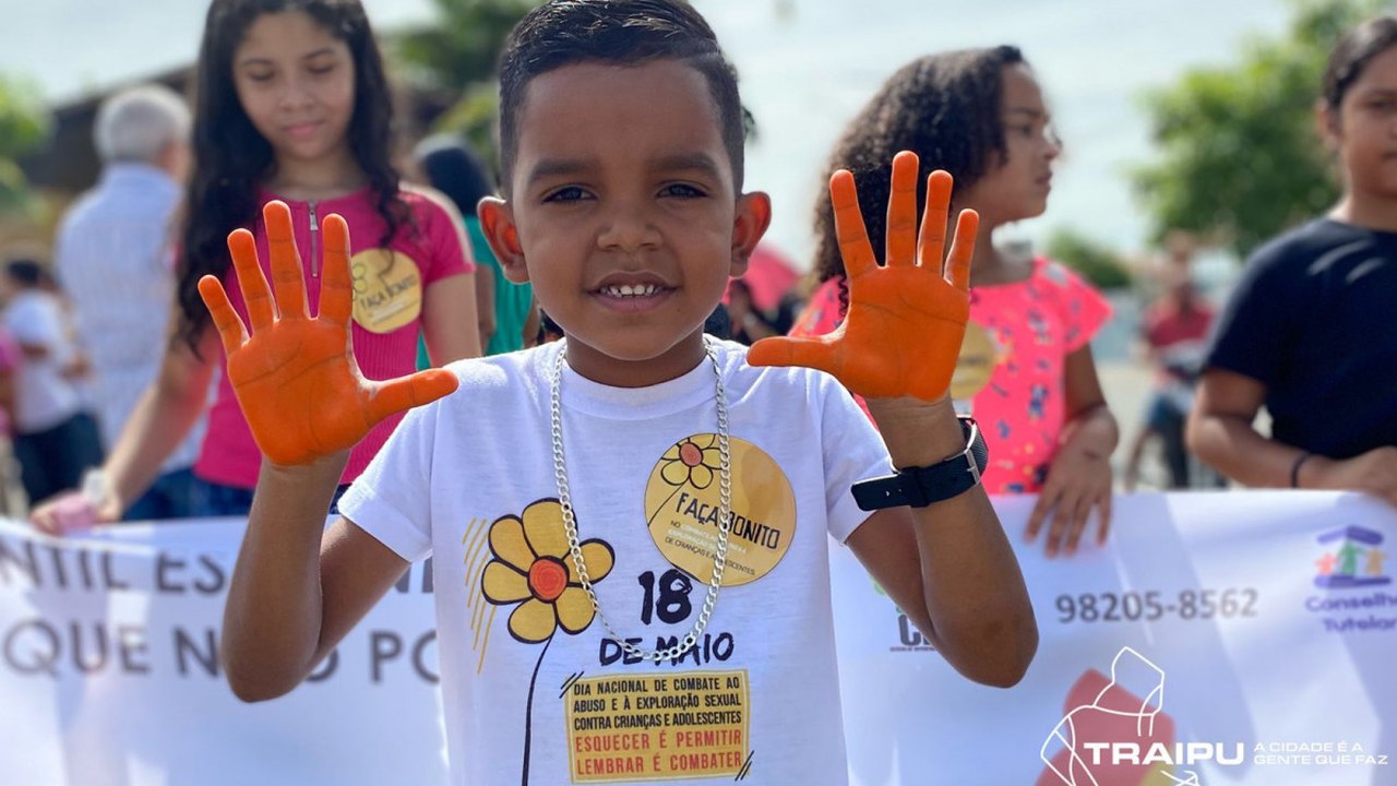 Traipu realiza caminhada de conscientização e combate à exploração infanto-juvenil