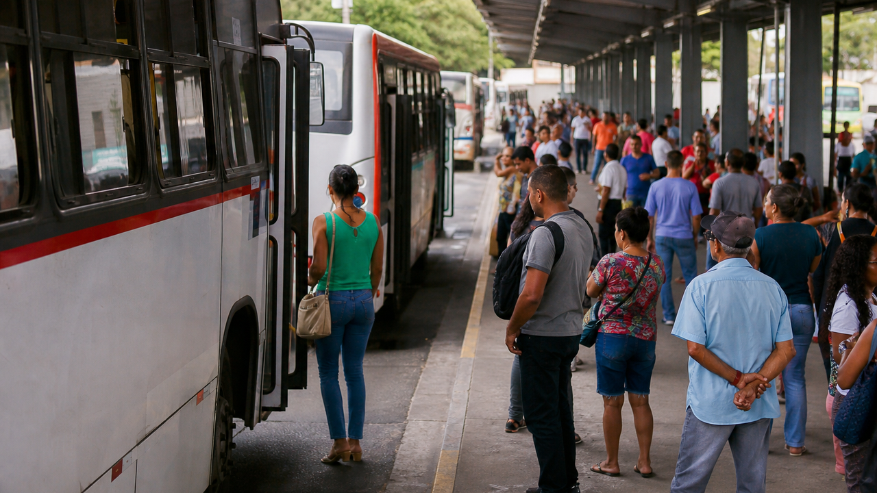 Greve dos ônibus é suspensa até segunda-feira enquanto negociações continuam