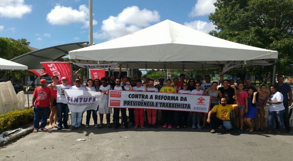 manifestação ufs / Foto: sintufs