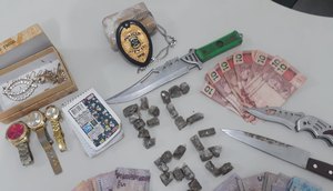 Apreensão de drogas / Foto: Polícia Civil de Itabaiana
