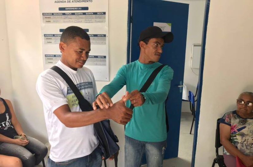 Saúde de Santana do Mundaú realiza ações de conscientização para a hanseníase