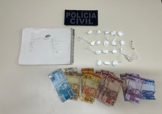 Suspeito de envolvimento com homicídios é preso com drogas em Santana do Ipanema