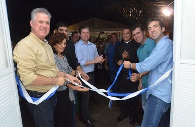 Prefeito Joaquim Beltrão inaugura Unidade de Saúde da Família do Poxim, em Coruripe