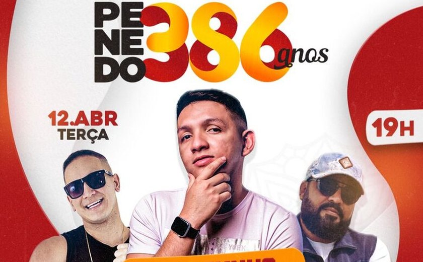 Aniversário de Penedo tem show aberto ao público com Marcynho Sensação