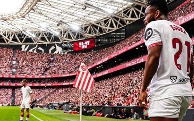 Com gol contra de goleiro no fim, Sevilla busca empate com Athletic Bilbao no Espanhol 