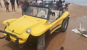 Oito familiares são atropelados em faixa de areia na Barra dos Coqueiros / Foto: Foto: CPTran/Divulgação