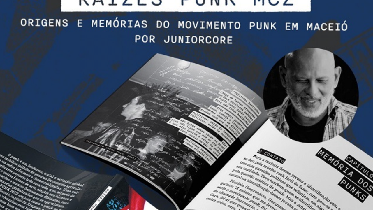 Funcionário da Casal lança livro sobre a influência do punk em Maceió