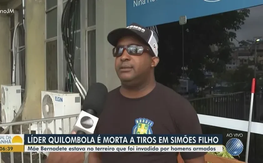 'Foi tudo filmado, porque a casa tinha câmeras', diz filho de líder quilombola assassinada na Bahia