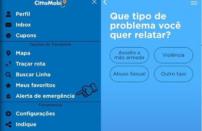 Usuário pode denunciar violência nos ônibus pelo CittaMobi 