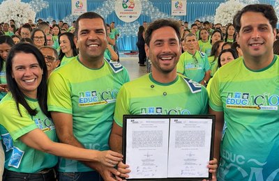 Com anúncio de novo espaço esportivo e formação continuada, educação de Santana do Mundaú segue acelerando