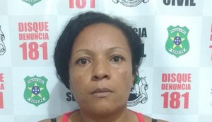 mulher presa por latriocinio