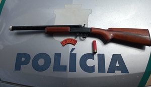 POLÍCIA ARMA APREENDIDA / Foto: SSP/SE