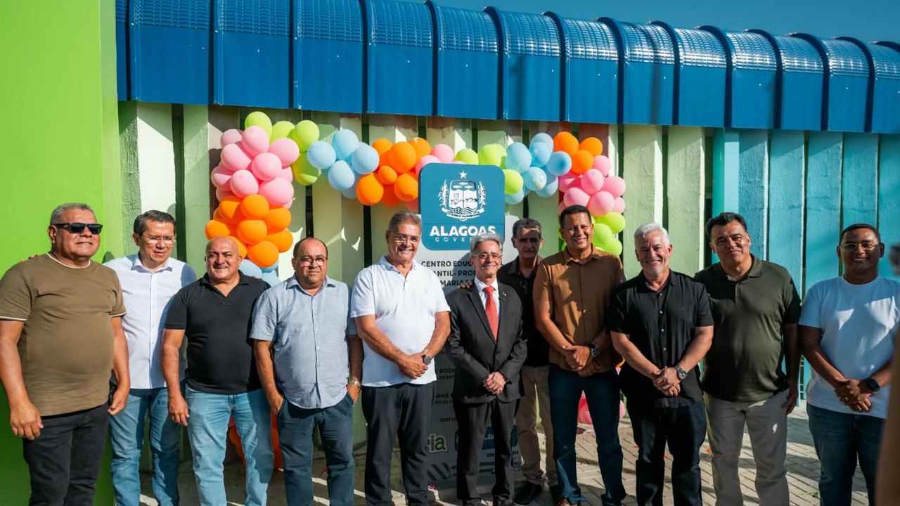 Governo de Alagoas entrega terceira creche Cria de São Miguel dos Campos