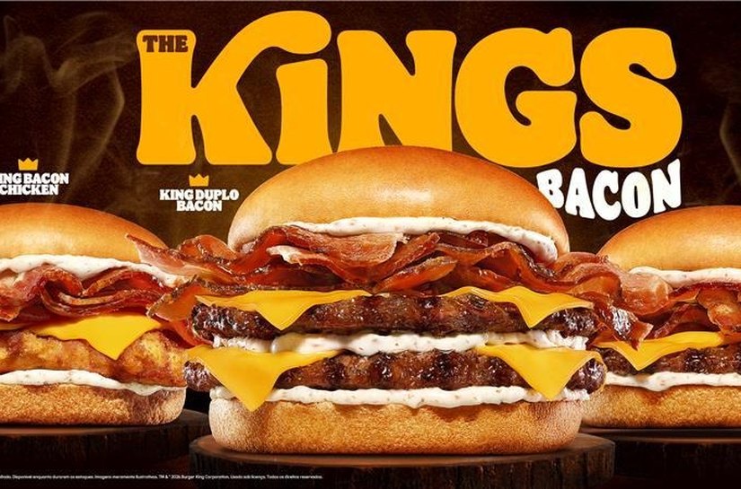 Burger King® apresenta The Kings Bacon e desafia os limites da irresistibilidade dos seus três novos sanduíches