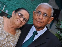 Pastor José Neco e sua esposa Francisca Cavalcante