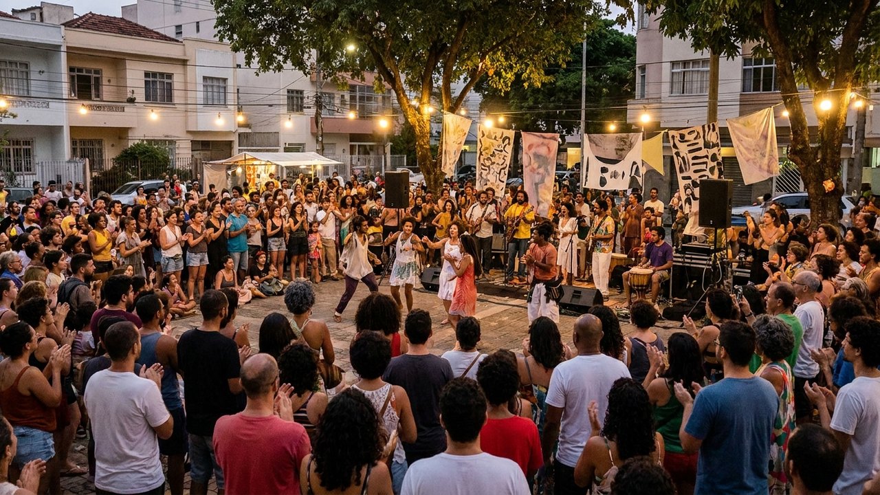'Cultura nos constitui como povo', diz Pedro Rajão sobre lotar praça no Méier com coletivo Leão Etíope