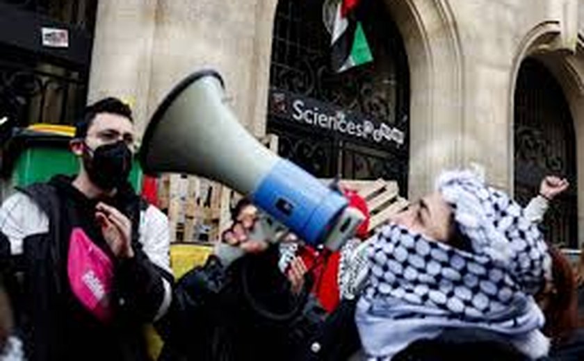 Polícia reprime manifestação pró-Palestina na Universidade de Sorbonne, três dias após mobilização na Science Po