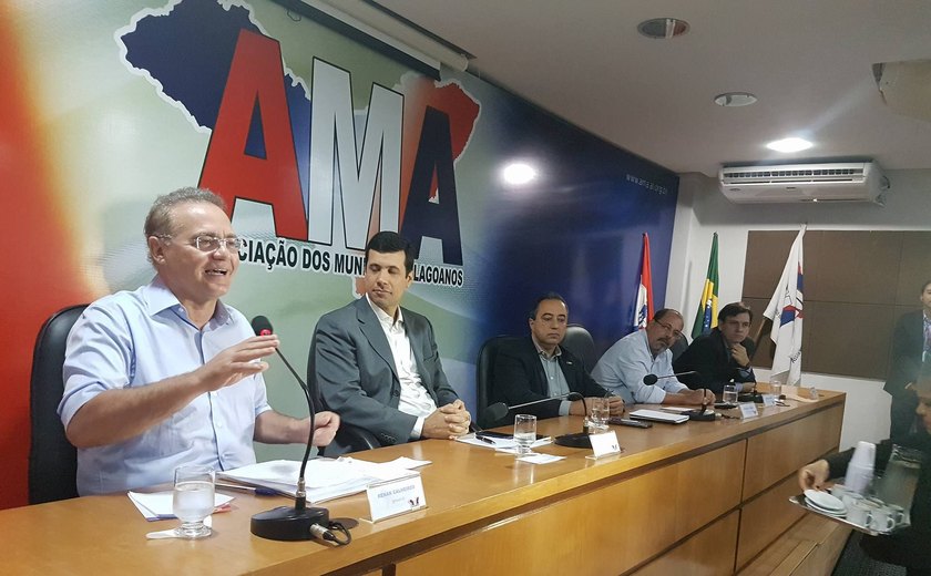 Na AMA, Renan reforça seu compromisso com a pauta municipalista