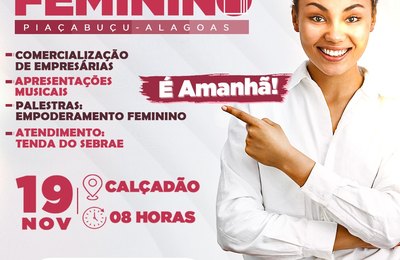 1ª Feira do Empreendedorismo Feminino acontece amanhã em Piaçabuçu