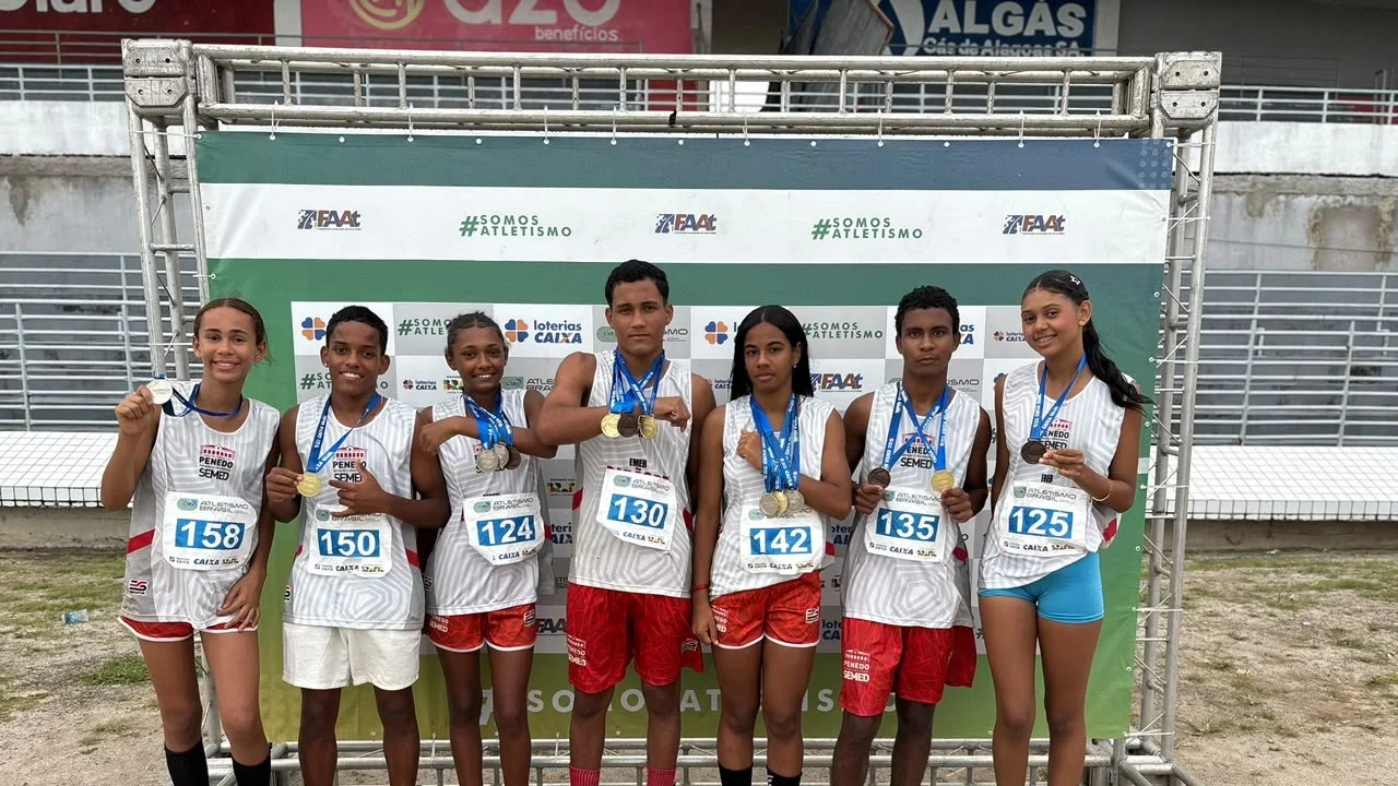 Penedo classifica a maior delegação de Alagoas para competição estudantil Norte-Nordeste de atletismo