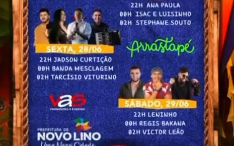 Prefeita Marcela Gomes garante a realização de mais uma edição do ForróLino