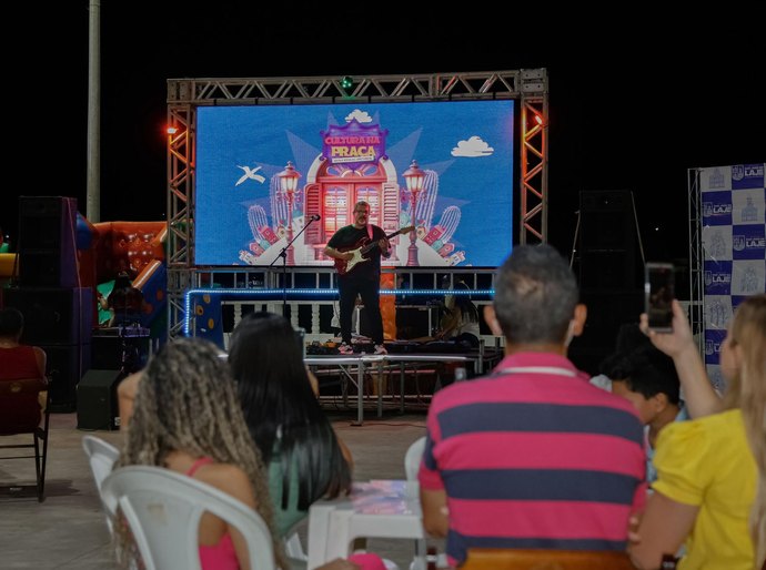 São José da Laje: Música ao vivo e muita diversão marcam primeira edição do Cultura no Praça
