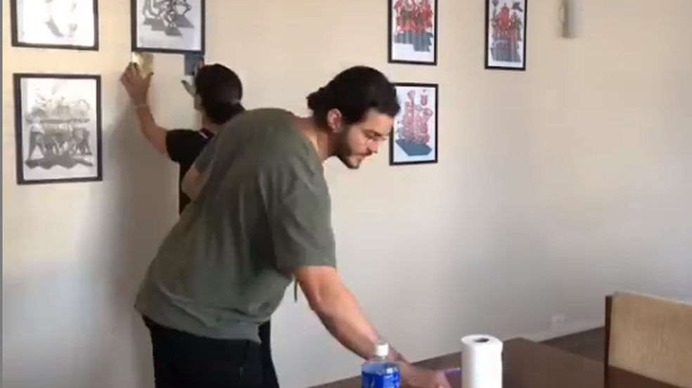 Túlio Gadêlha expõe momento de decoração ao lado de Fátima Bernardes