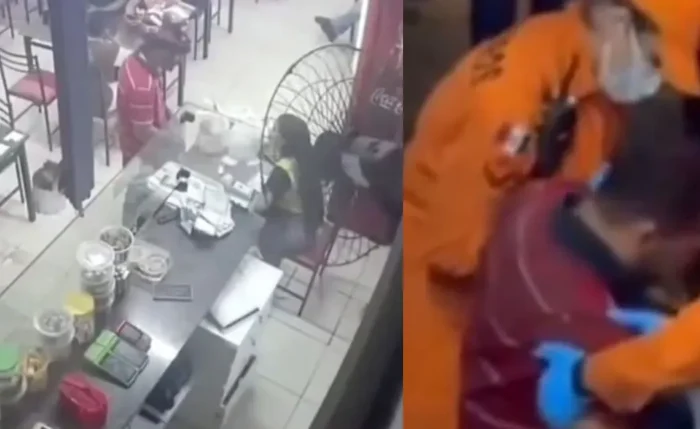 Suspeito caiu durante tentativa de fuga após anunciar assalto em restaurante de Palmeira dos Índios