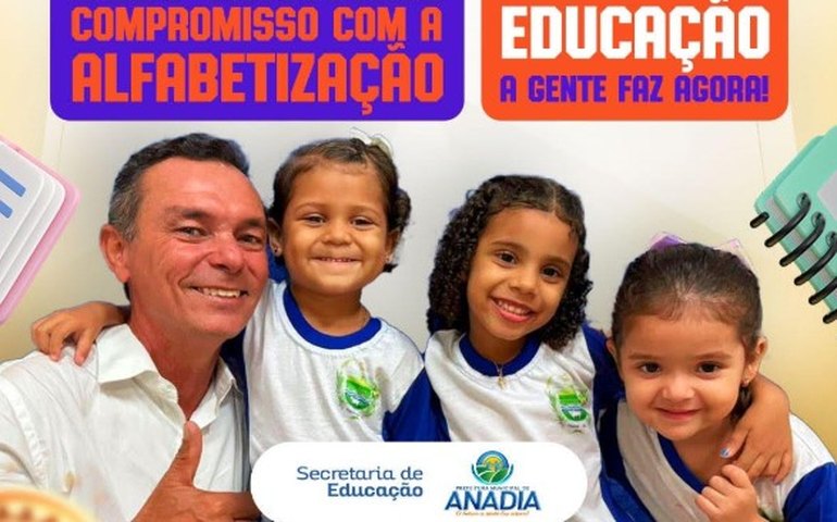 Educação de Anadia conquista Selo Ouro do Compromisso Nacional da Alfabetização