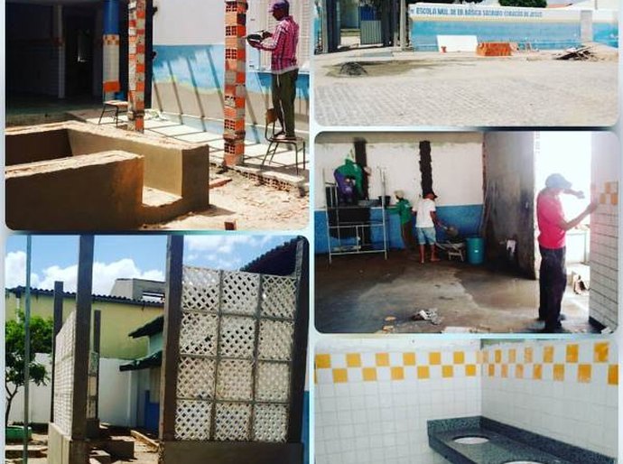 Senador Rui Palmeira: prefeitura reforma escola Sagrado Coração de Jesus