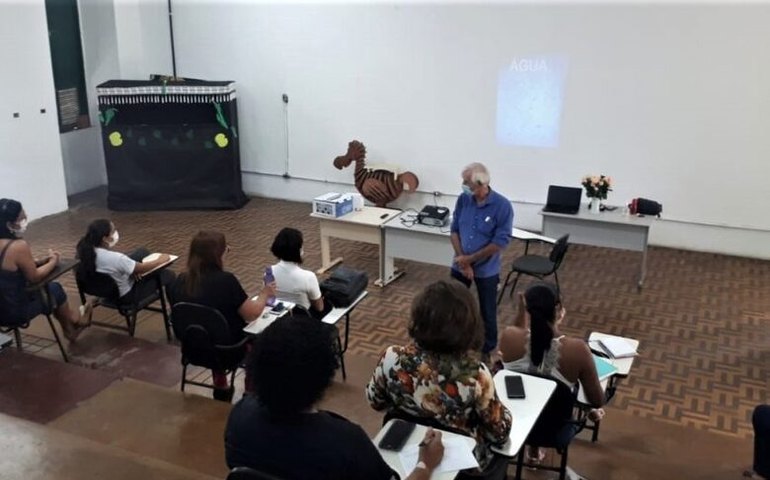 Saúde promove oficina sobre a importância da preservação da água