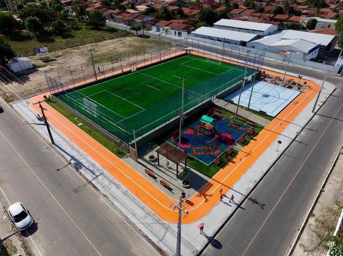 Novo Centro Esportivo Comunitário da Área Verde será inaugurado nesta quinta-feira em Delmiro