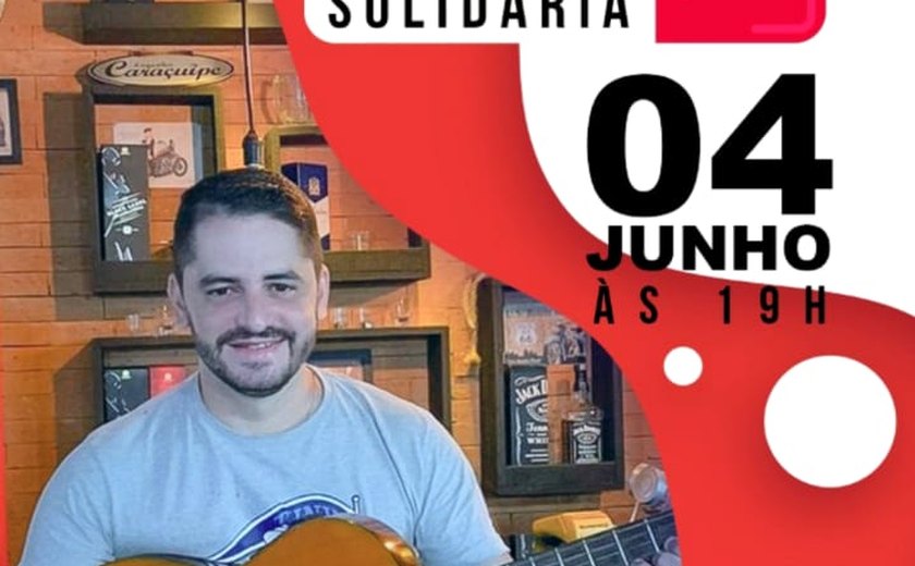 Allex Paranhos promove LiveShow Solidária em prol de músicos e ONGs de Maceió