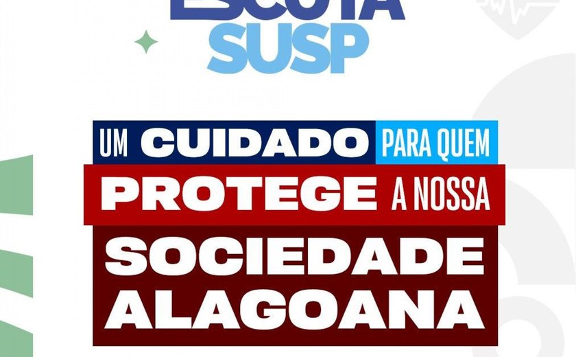 Saúde mental: policiais penais de Alagoas podem contar com Escuta Susp