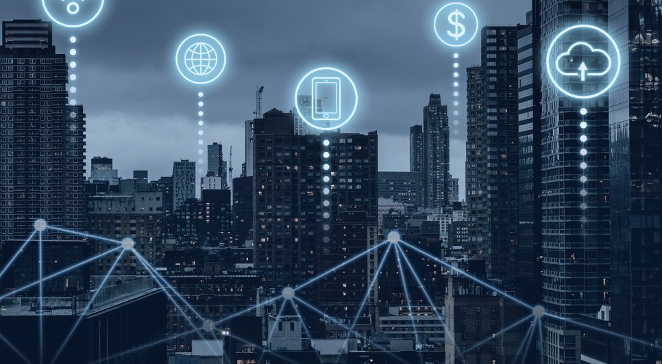cidade-inteligente-futurista-com-tecnologia-de-rede-global-5g / Foto: Freepik