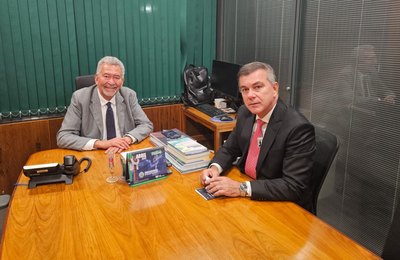 Em Brasília, Ronaldo Medeiros discute projetos para o estado de Alagoas