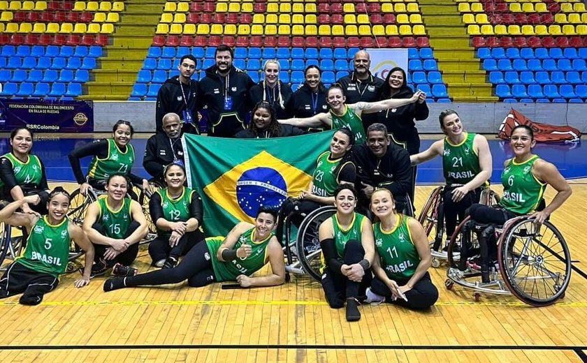 Brasil é vice-campeão na Copa América de basquete em cadeira de rodas