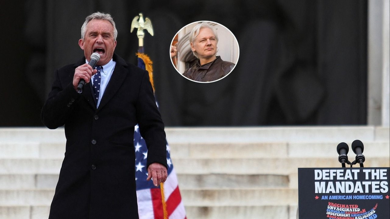 Robert Kennedy Jr prometeu perdão a Julian Assange se for eleito presidente em 2024