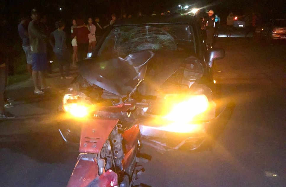Motociclista morre após ser atingido por carro em Umbaúba / Foto: Foto: BPRv/SE